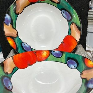 2 Misono Dinnerware Salad Bowls 7 3/4 inches